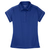 Sport-Tek Women's True Royal Contrast Stitch Micropique Sport-Wick Polo