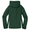 Sport-Tek Women's Forest Green/White Colorblock Hooded Raglan Jacket