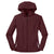 Sport-Tek Women's Maroon/White Colorblock Hooded Raglan Jacket