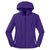 Sport-Tek Women's Purple/White Colorblock Hooded Raglan Jacket