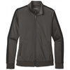 Sport-Tek Women's Graphite Grey/Black Tricot Track Jacket