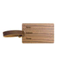 Woodchuck USA Walnut Wood Luggage Tag