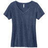 Volunteer Knitwear Women's Heather Navy Daily V-Neck Tee