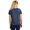 Volunteer Knitwear Women's Heather Navy Daily V-Neck Tee