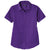 Port Authority Women's Purple Short Sleeve SuperPro React Twill Shirt