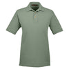 Harriton Men's Dill 6 oz. Ringspun Cotton Pique Short-Sleeve Polo