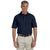 Harriton Men's Navy Tall 6 oz. Ringspun Cotton Pique Short-Sleeve Polo