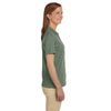 Harriton Women's Dill 6 oz. Ringspun Cotton Pique Short-Sleeve Polo