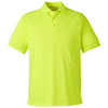 Harriton Men's Safety Yellow Charge Snag and Soil Protect Polo