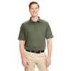 Harriton Men's Tactical Green Tactical Performance Polo