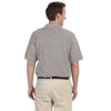 Harriton Men's Grey Heather 5.6 oz. Easy Blend Polo