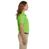 Harriton Women's Lime 5.6 oz. Easy Blend Polo