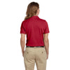 Harriton Women's Red 5.6 oz. Easy Blend Polo