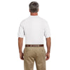 Harriton Men's White 5 oz. Blend-Tek Polo