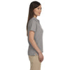 Harriton Women's Grey Heather 5 oz. Blend-Tek Polo