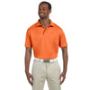 Harriton Men's Team Orange 4 oz. Polytech Polo