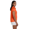 Harriton Women's Team Orange 4 oz. Polytech Polo