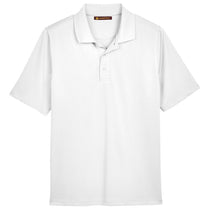 Harriton Men's White Advantage Snag Protection Plus Polo