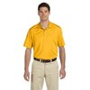 Harriton Men's Gold Micro-Pique Polo