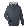 Harrition Men's Tall Dark Charcoal ClimaBloc Lined Heavyweight Hooded Sweatshirt