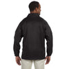 Harriton Men's Black Nylon Staff Jacket