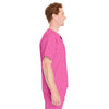 Harriton Men's Charity Pink Restore 4.9 oz. Scrub Top