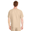 Harriton Men's Khaki Restore 4.9 oz. Scrub Top