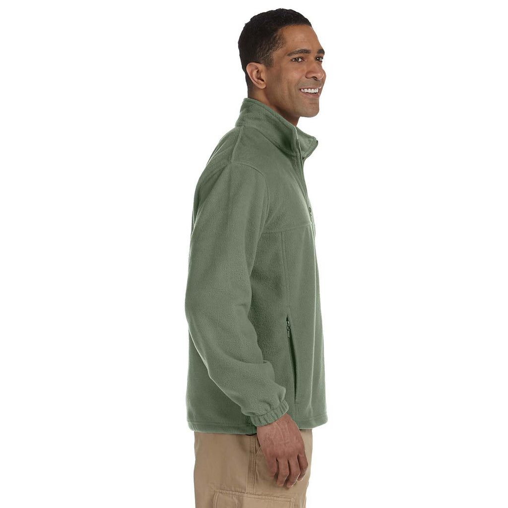 Harriton Men's Dill 8 oz. Full-Zip Fleece