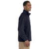 Harriton Men's Navy 8 oz. Full-Zip Fleece