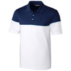 Cutter & Buck Men's Navy/White Harrington Polo