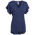 Expert Women's Navy American Moca Cinch Back Tee