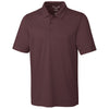 Cutter & Buck Men's Bordeaux Heather Cascade Melange Stripe Polo