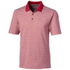 Cutter & Buck Men's Cardinal Red Forge Polo Tonal Stripe