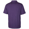 Cutter & Buck Men's College Purple Forge Polo Pencil Stripe