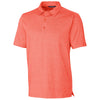 Cutter & Buck Men's College Orange Heather Forge Heathered Stretch Polo