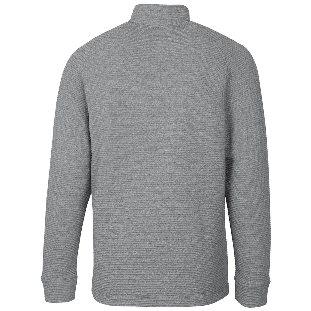 Cutter & Buck Men's Polished Heather Coastal Half Zip