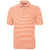 Cutter & Buck Men's College Orange Virtue Eco Pique Stripped Recycled Polo