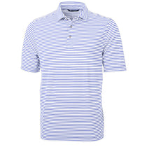Cutter & Buck Men's Hyacinth Virtue Eco Pique Stripped Recycled Polo