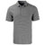 Cutter & Buck Men's Black/White Forge Eco Double Stripe Stretch Recycled Polo