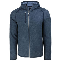 Cutter & Buck Men's Liberty Navy Heather Mainsail Full Zip Hooded Jacket