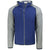 Cutter & Buck Men's Tour Blue Heather/Polished Heather Mainsail Full Zip Hooded Jacket