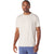 Glyder Men's Oatmilk/White Stripe Salton Short Sleeve