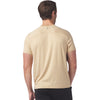 Glyder Men's Ochre Heather/White Stripe Salton Short Sleeve