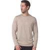 Glyder Men's Mocha Heather/White Stripe Salton Long Sleeve