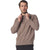 Glyder Men's Mocha Heather Ace 1/4 Zip