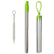 Primeline Green Festival Telescopic Drinking Straw Kit