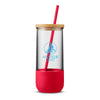 Primeline Red 20 oz. Vivify Straw Tumbler with Silicone Grip