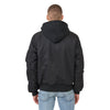 Alpha Industries Men's Black/New Silver Lining MA-1 Natus Flight Jacket