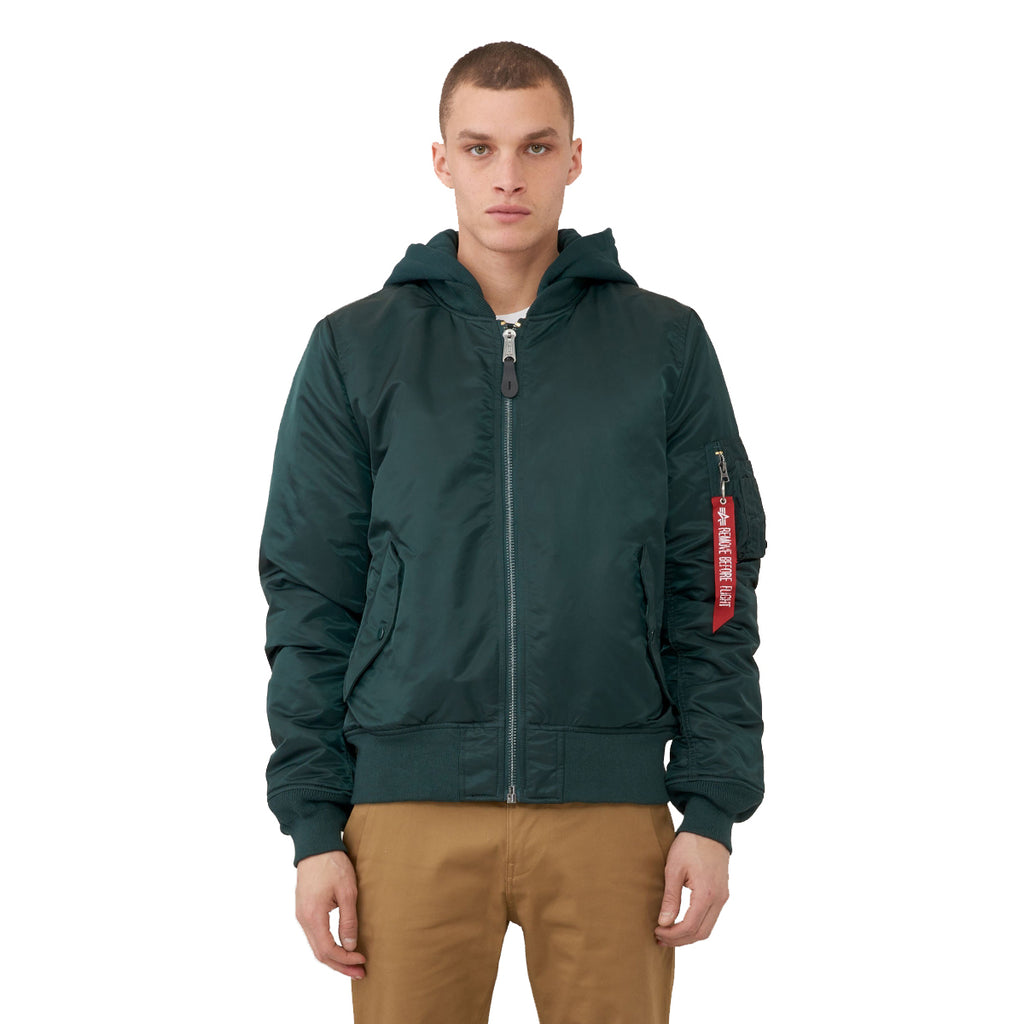 Alpha Industries Men's Patrol Green MA-1 Natus Flight Jacket