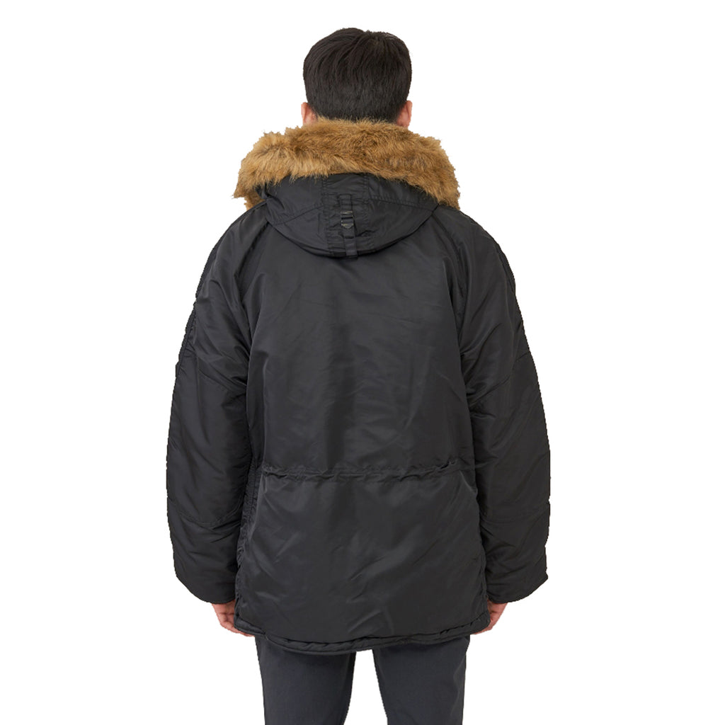 Alpha Industries Men's Black N-3B Parka